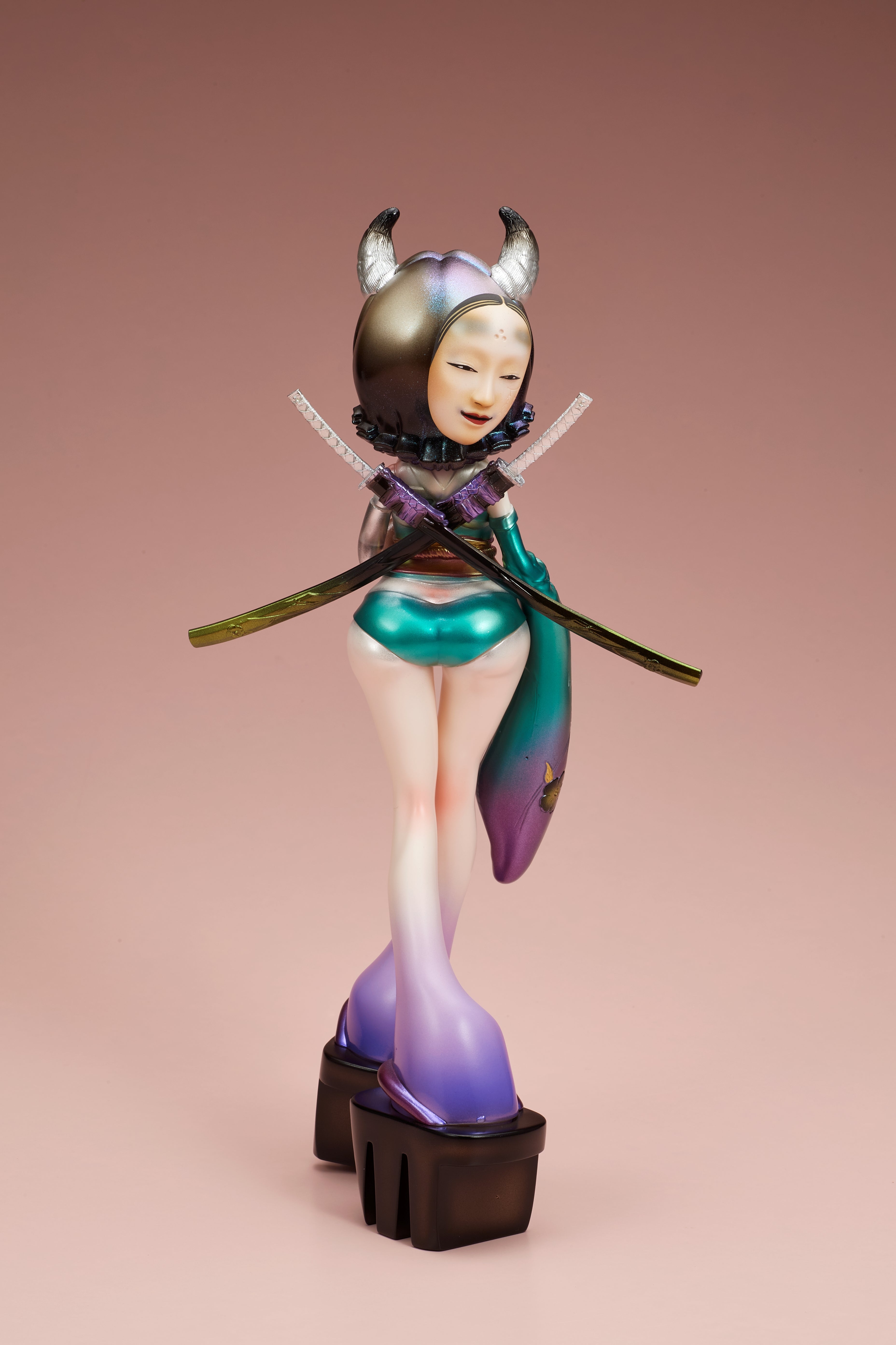 【受注販売】GYOKUROID ギョクロイド 鬼乃 彩色済み完成品ソフビ【12月発送予定】