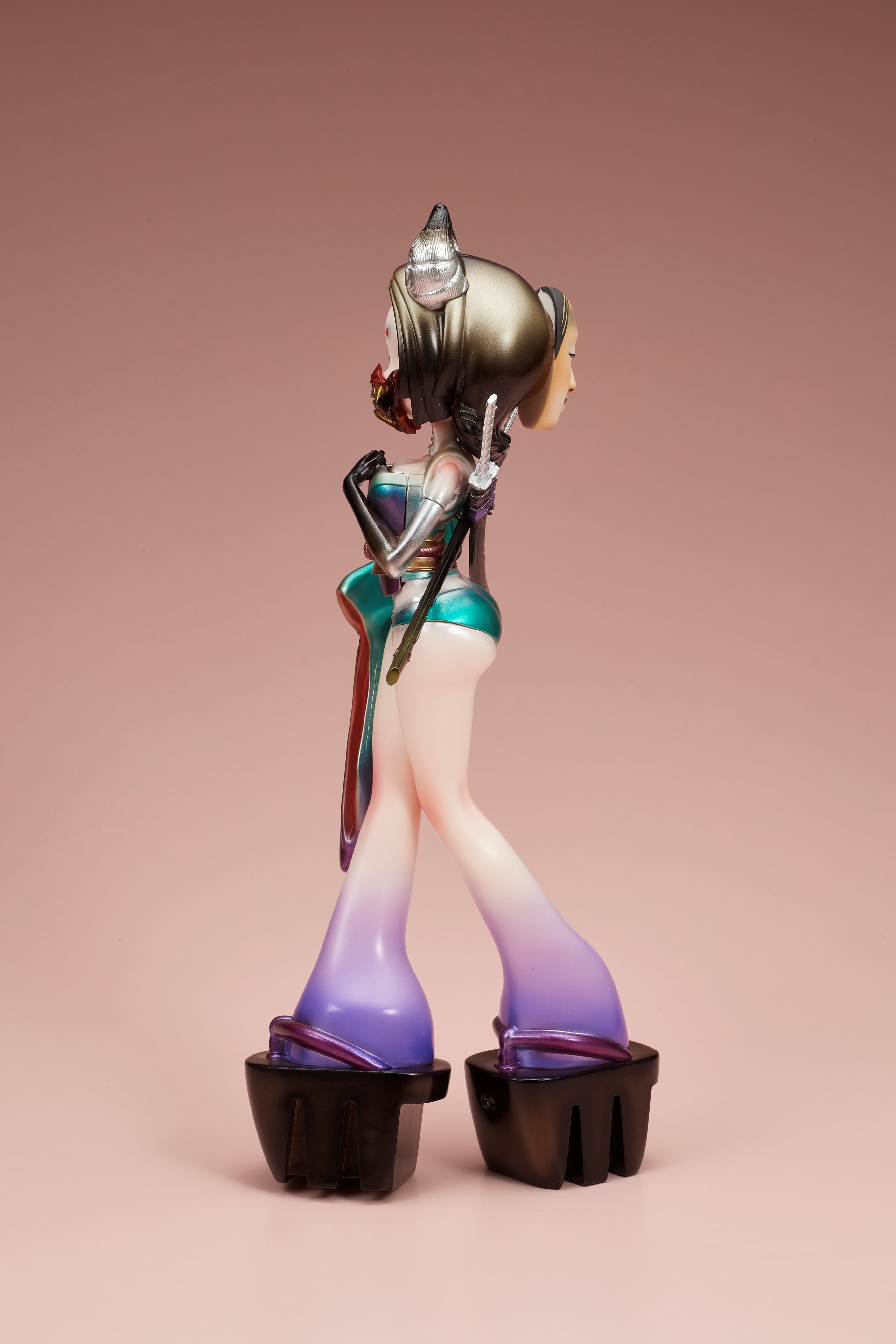 【受注販売】GYOKUROID ギョクロイド 鬼乃 彩色済み完成品ソフビ【12月発送予定】