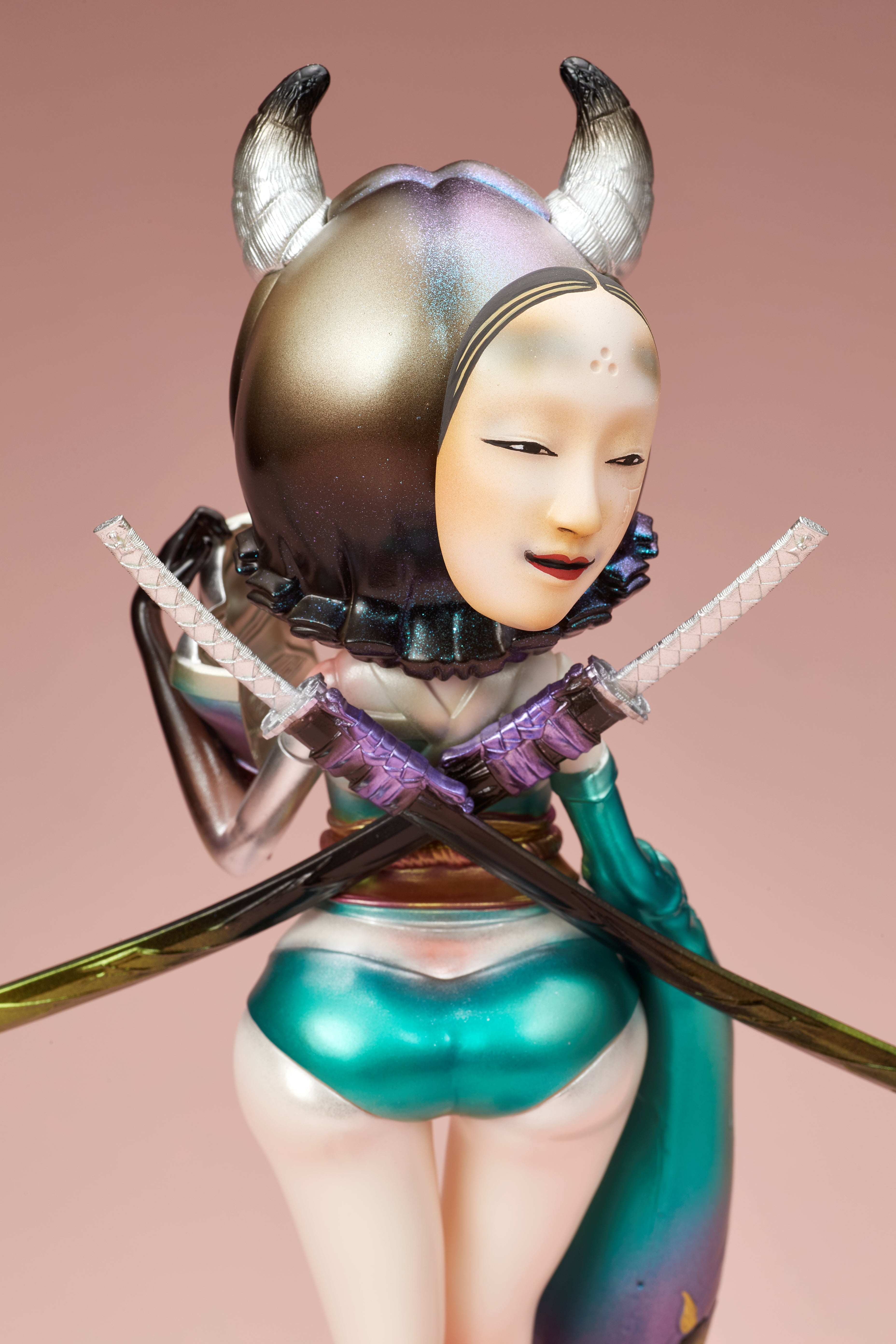 【受注販売】GYOKUROID ギョクロイド 鬼乃 彩色済み完成品ソフビ【12月発送予定】