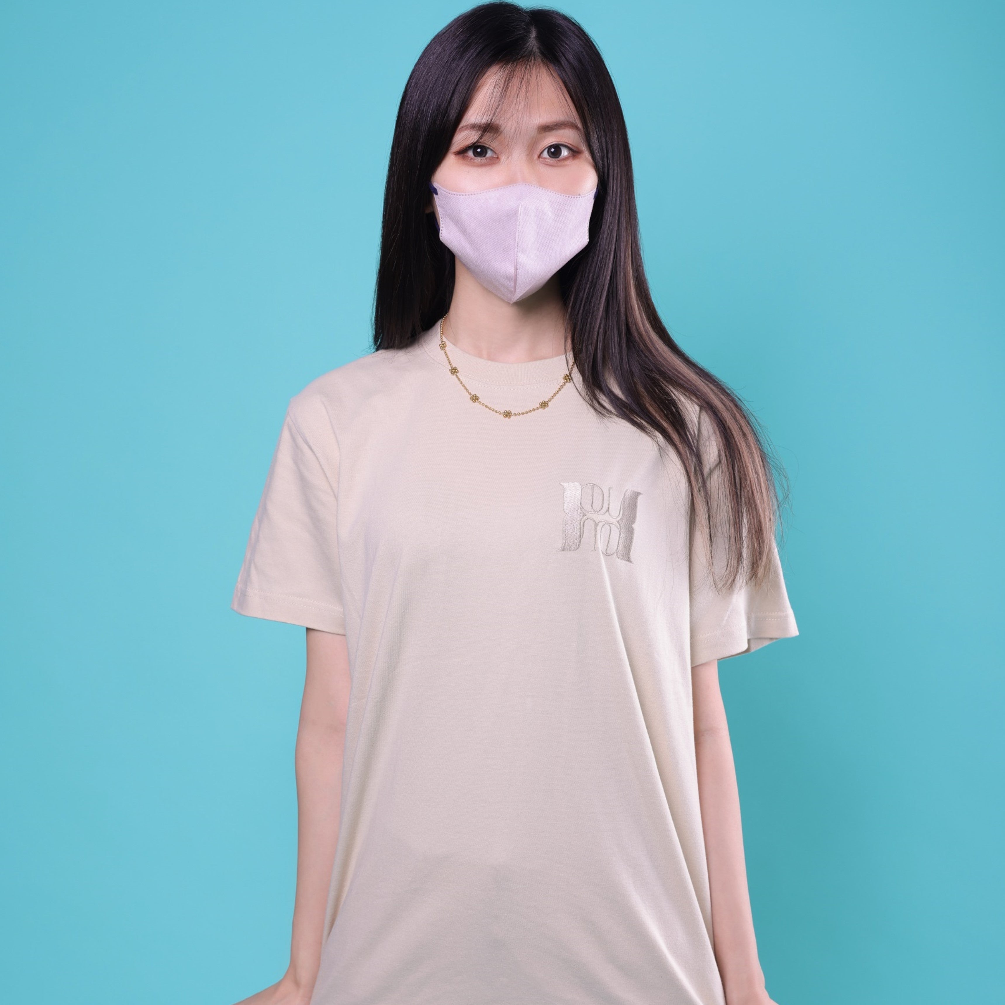 Chest logo embroidery T-shirt