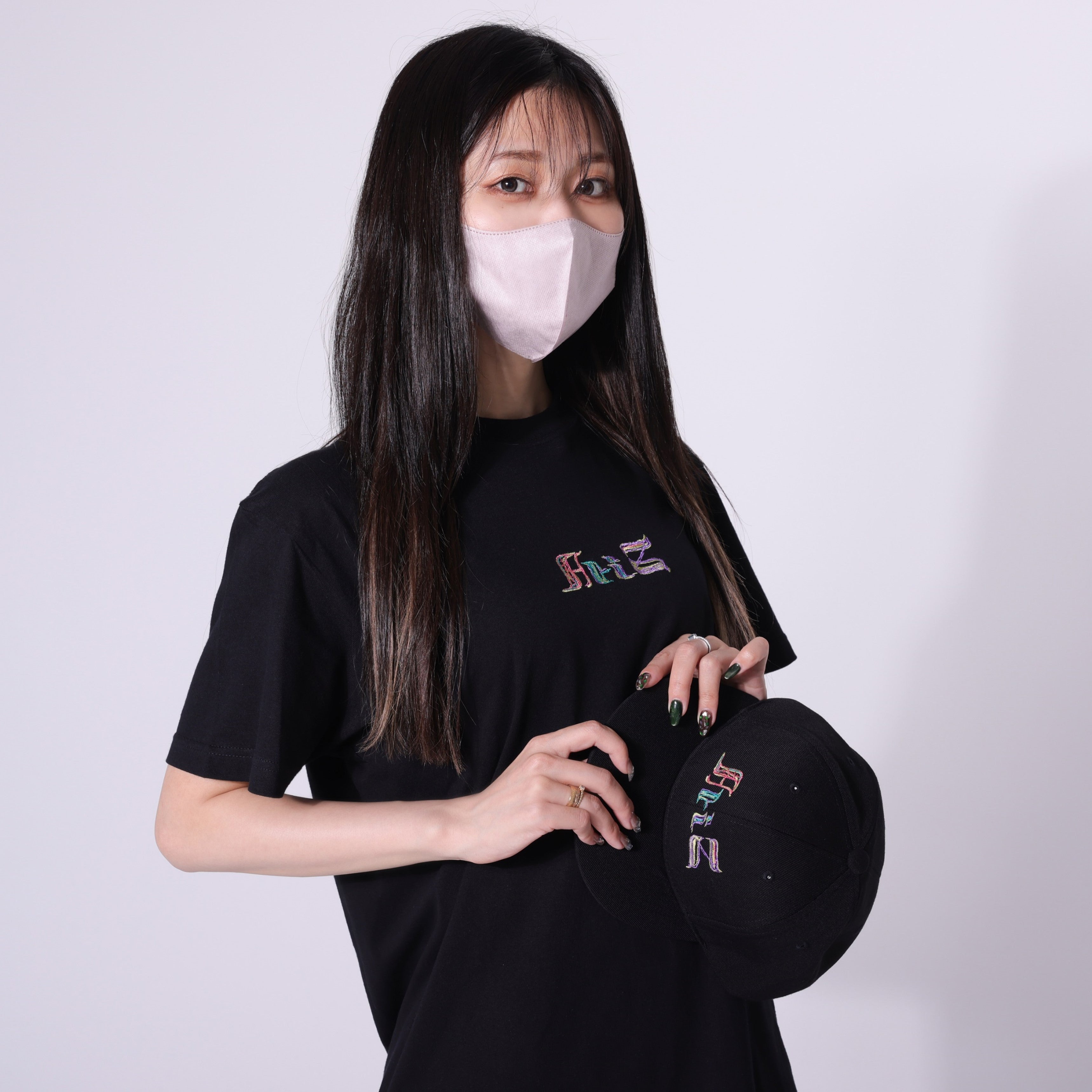 colorful logo embroidery cap