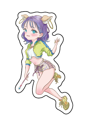 Stickers (8 types in total)