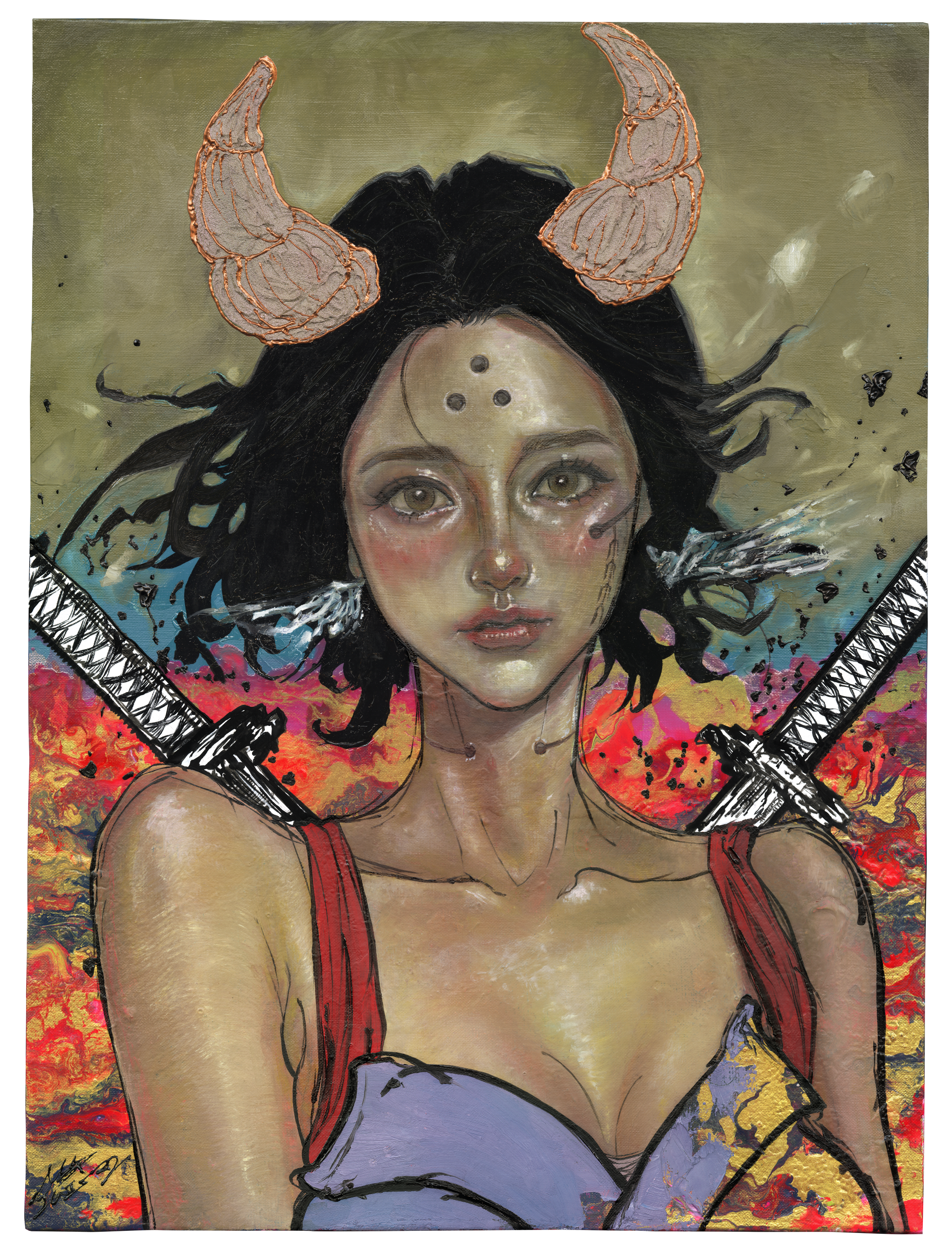 【原画】緑霞桜