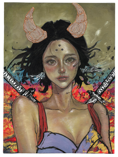 【原画】緑霞桜