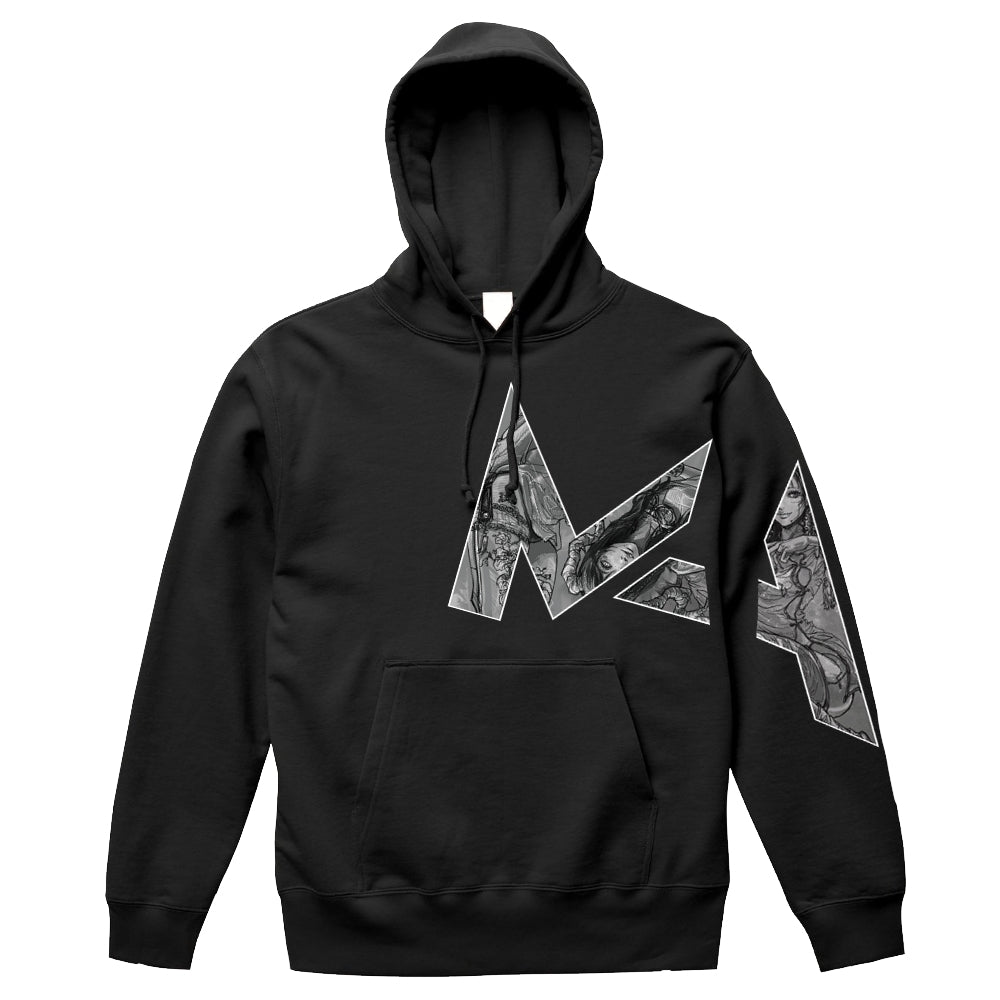 premium big logo hoodie