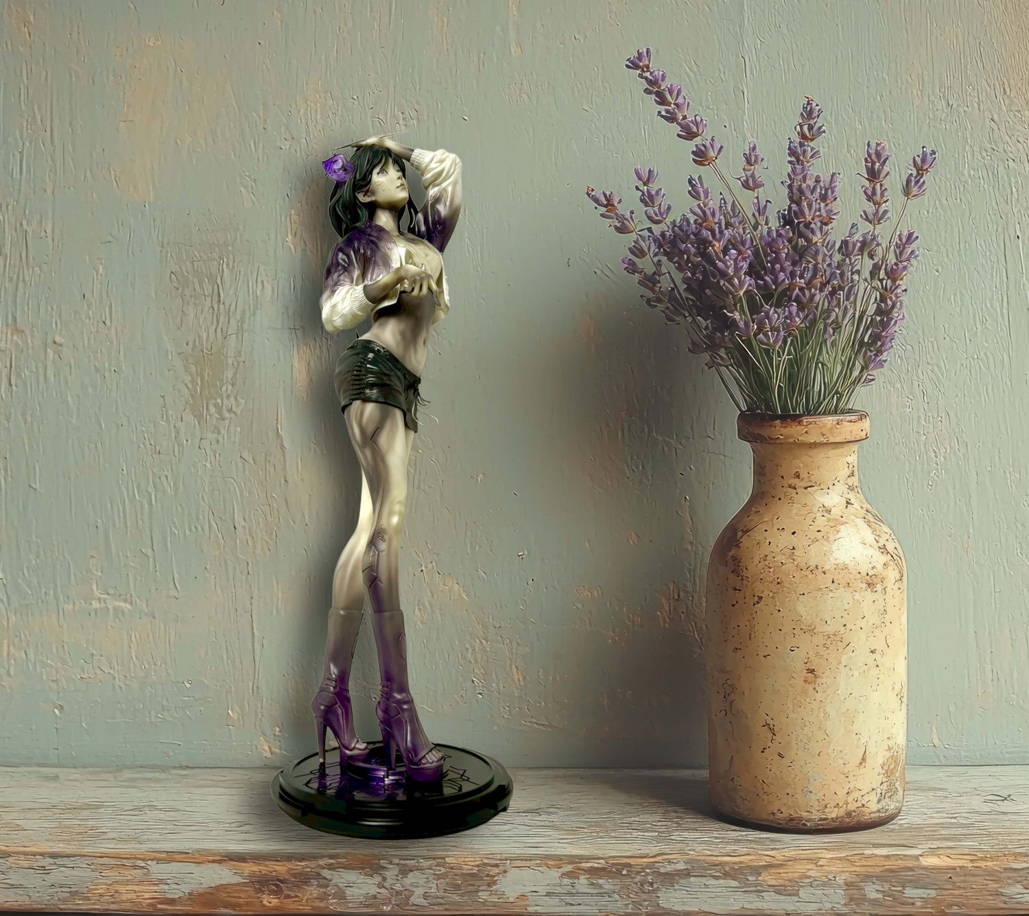 ルシカ、フラワーフラワー /  No.12 “ ヴィラン・メロウ・アメジスト（Villain Mellow Amethyst）”