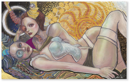 【原画】歪躰-ルナ・リーとソル・ル ｜ Waitai-Lunary＆Solru　【DepaenZion】