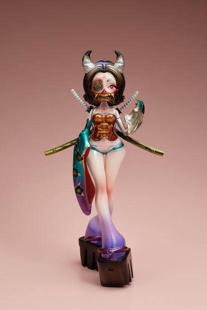 【受注販売】GYOKUROID ギョクロイド　鬼乃　彩色済み完成品ソフビ【12月発送予定】