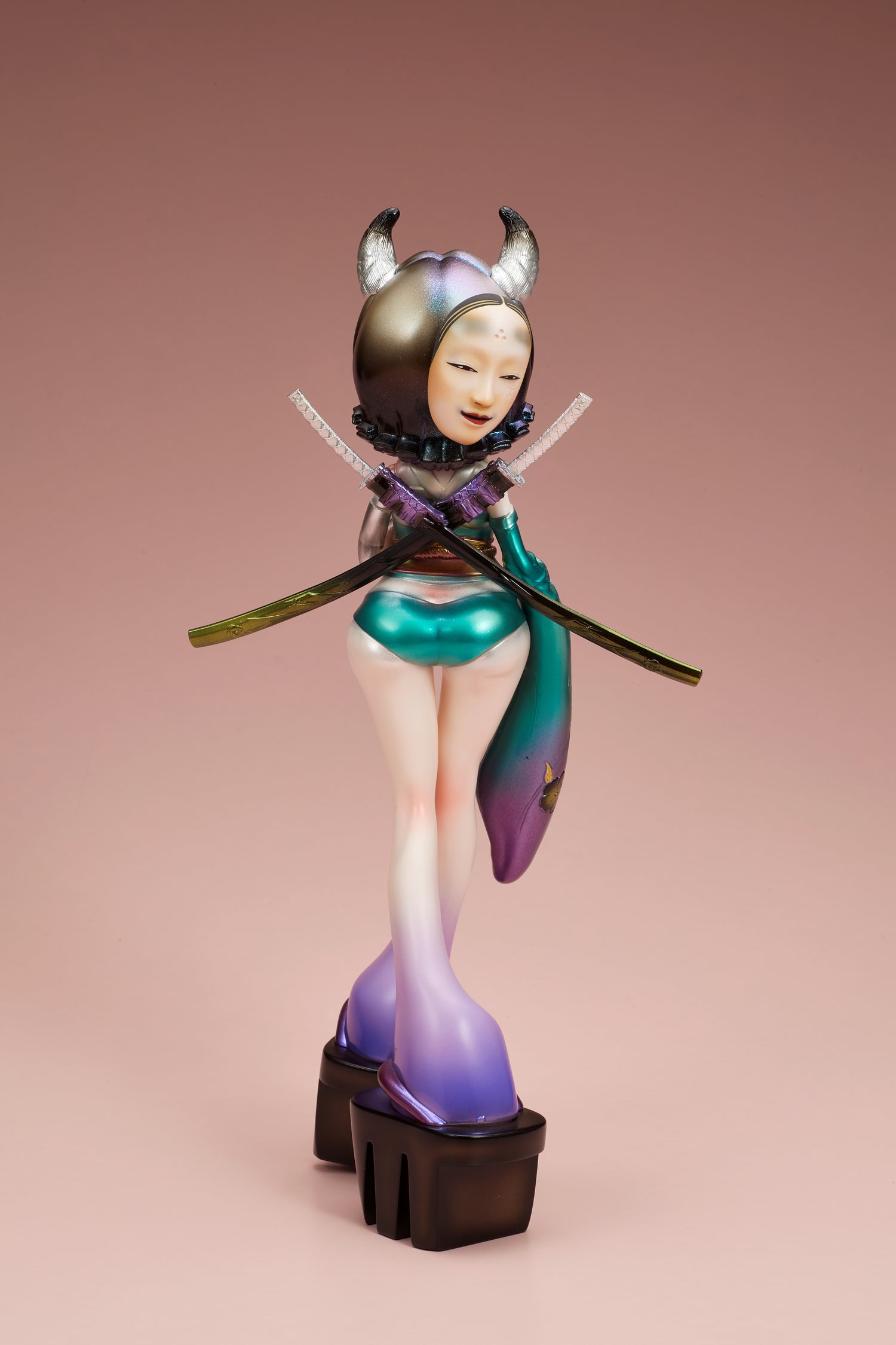 【受注販売】GYOKUROID ギョクロイド　鬼乃　彩色済み完成品ソフビ【12月発送予定】