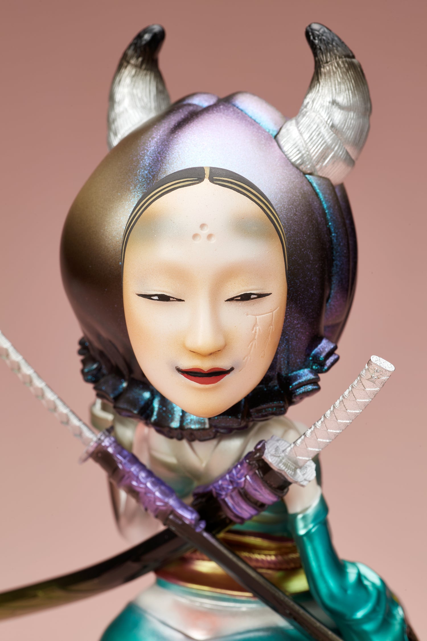 【受注販売】GYOKUROID ギョクロイド　鬼乃　彩色済み完成品ソフビ【12月発送予定】