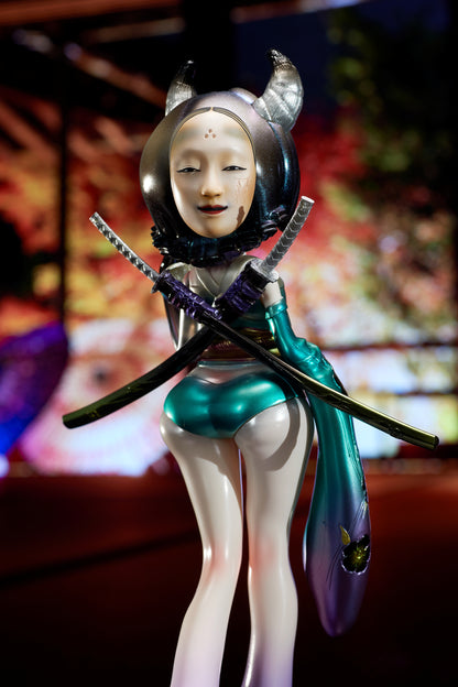 【受注販売】GYOKUROID ギョクロイド　鬼乃　彩色済み完成品ソフビ【12月発送予定】