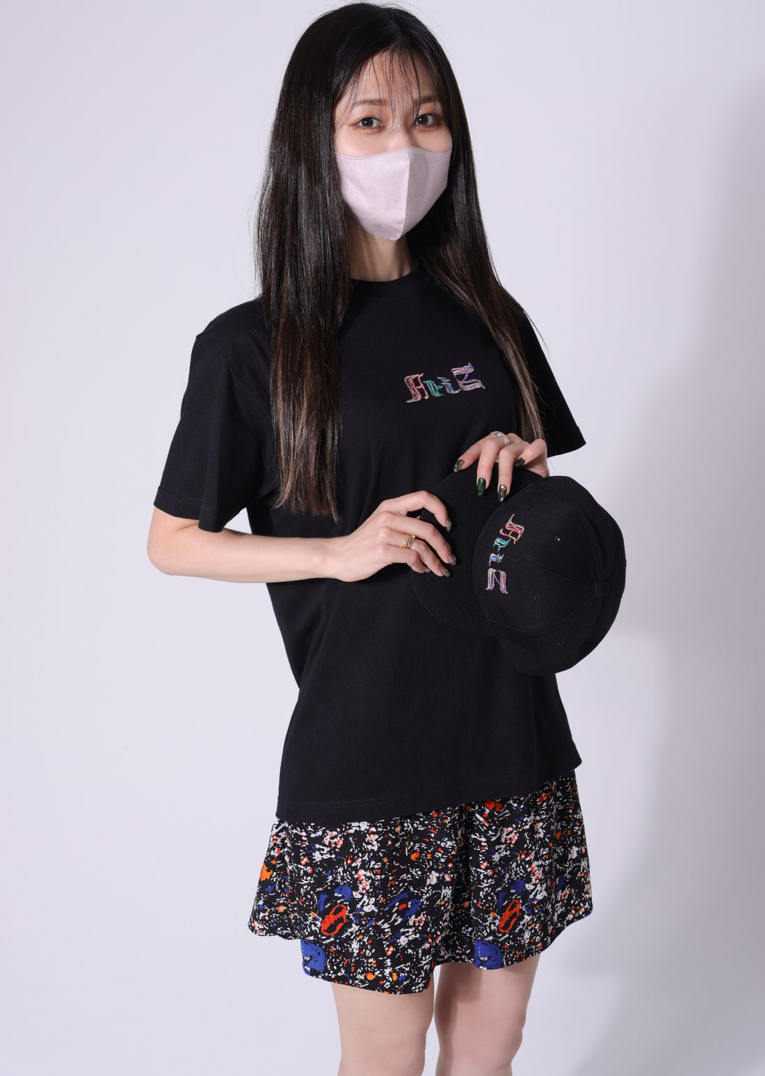 colorful logo embroidery cap