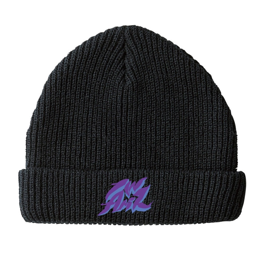 Logo knit hat 1W Edition