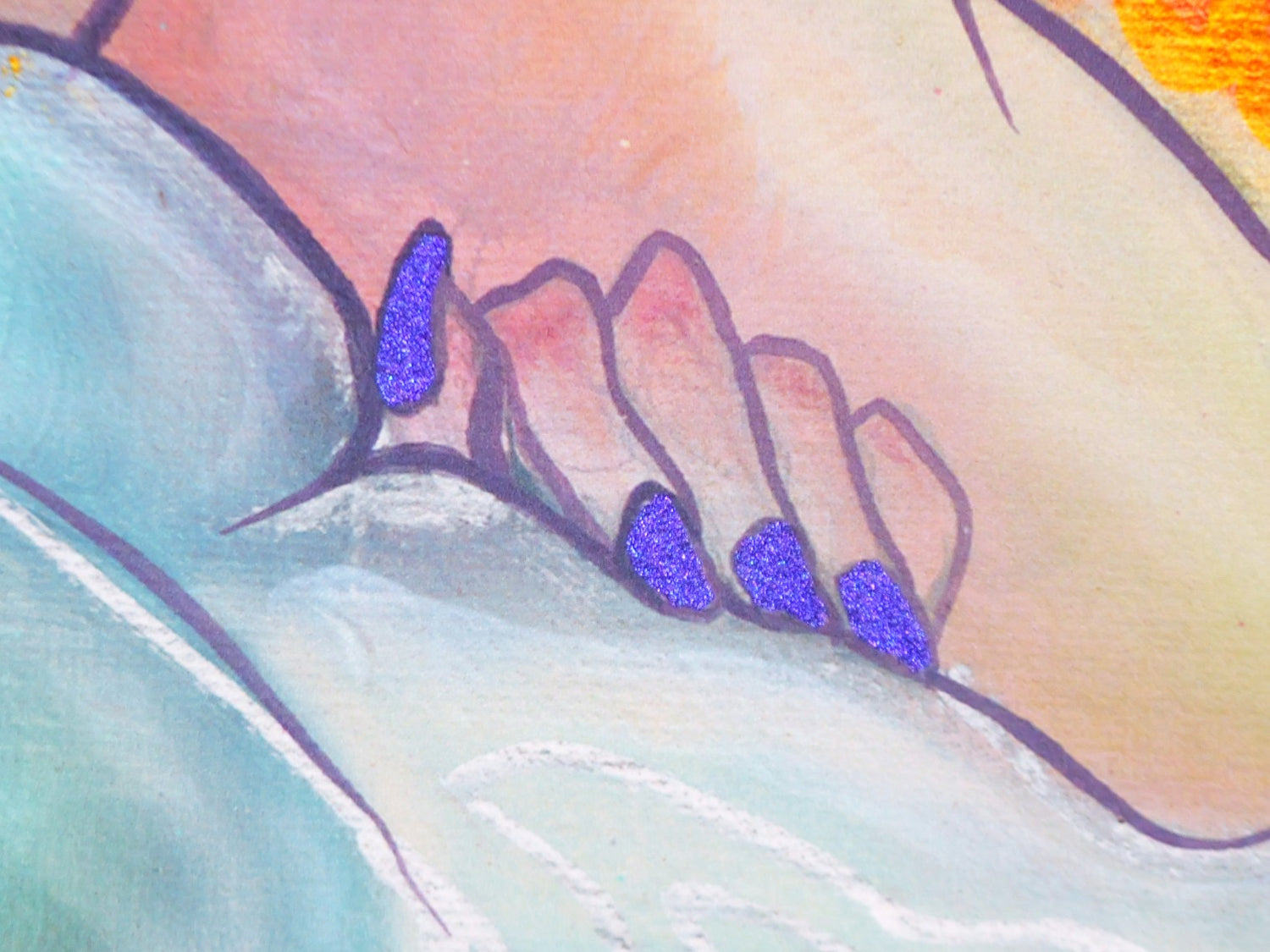 【複製原画 侵食※5点限定】 加筆ver　歪躰-ルナ・リーとソル・ル ｜ Waitai-Lunary＆Solru【DepaenZion】