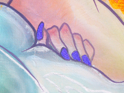 【複製原画 侵食※5点限定】 加筆ver　歪躰-ルナ・リーとソル・ル ｜ Waitai-Lunary＆Solru【DepaenZion】