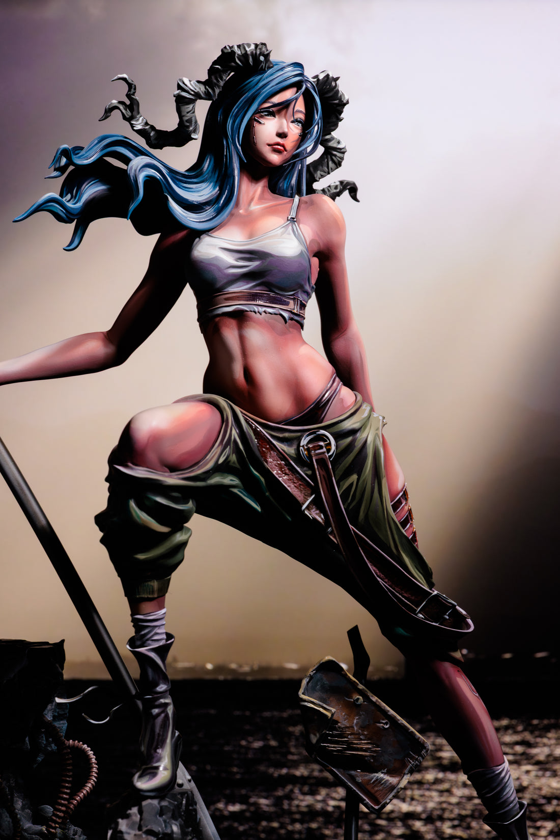 【TSUNOIDポストカード】戦禍のヤギリ　ブロマイド-01