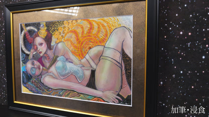 【複製原画 侵食※5点限定】 加筆ver　歪躰-ルナ・リーとソル・ル ｜ Waitai-Lunary＆Solru【DepaenZion】